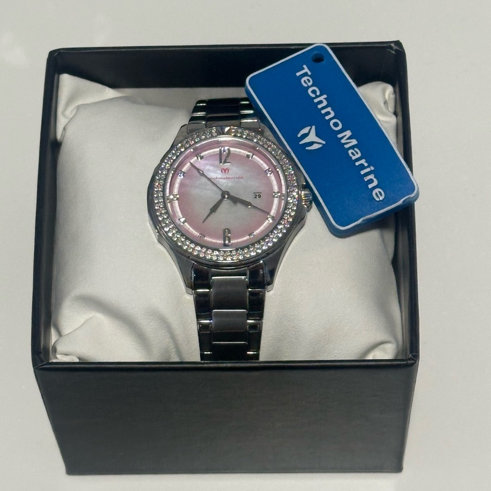 Technomarine Pink and Silver Women's Watch